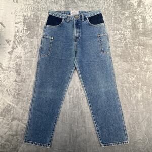 Vintage Black Collins Toters Serious Sportswear Jeans Men's 34x30 Blue